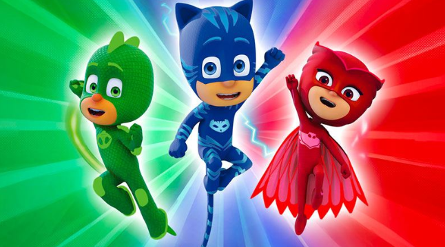 COLORINDO Menino Gato PJ Masks dublado Pinturas desenhos videos infantis  disney junior brasil 