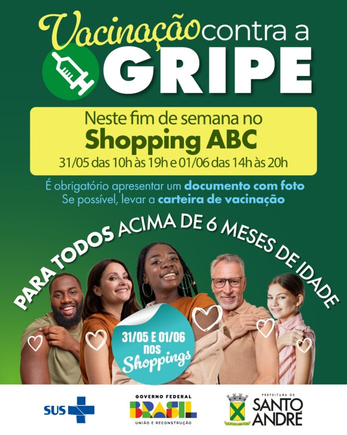 Shopping ABC - Arte Vacinação contra gripe - 2025